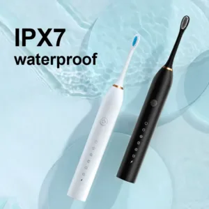 X3 Tooth Brush Electric Rechargeable Toothbrushes Adult 4Pcs Soft Bristles 6 Modes Electric Sonic Toothbrush Couple Customize