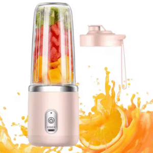 USB Rechargeable Portable Juicer - 400ML Personal Blender Cup for Smoothies, Juices, and Shakes